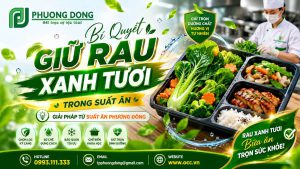 Bí Quyết Giữ Rau Xanh Tươi Trong Suất Ăn – Giải Pháp Từ Suất Ăn Phương Đông