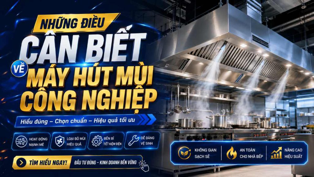 Những Điều Cần Biết Về Máy Hút Mùi Công Nghiệp