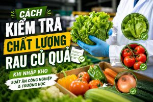 Cách Kiểm Tra Chất Lượng Rau Củ Quả Khi Nhập Kho | Suất Ăn Công Nghiệp & Trường Học