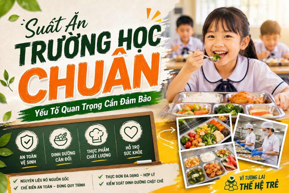 Suất Ăn Phương Đông – Đơn Vị Đồng Hành Cùng Trường Học