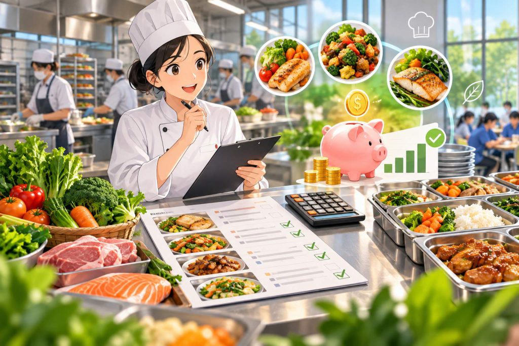 Cách Xây Dựng Thực Đơn Theo Ngân Sách Cho Suất Ăn Công Nghiệp