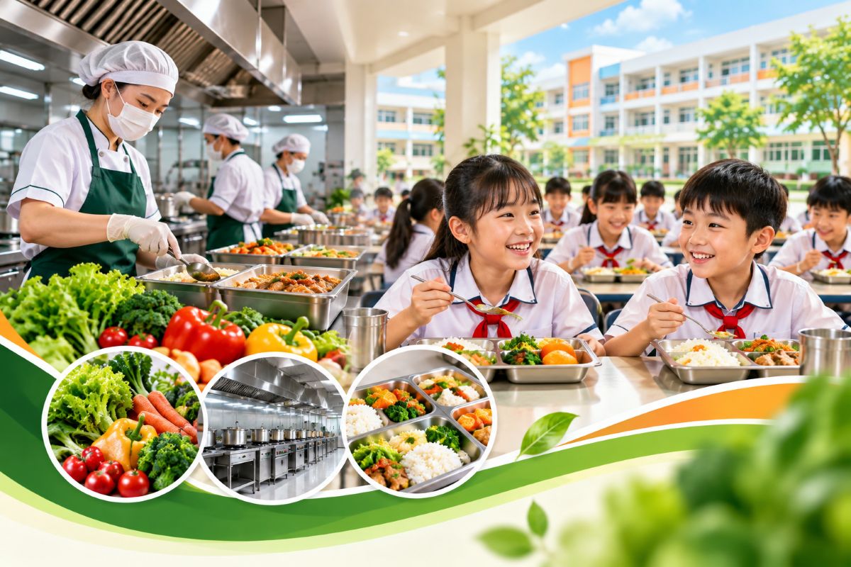 Phương Đông – Setup Bếp Ăn Trường Học Tại Bình Dương