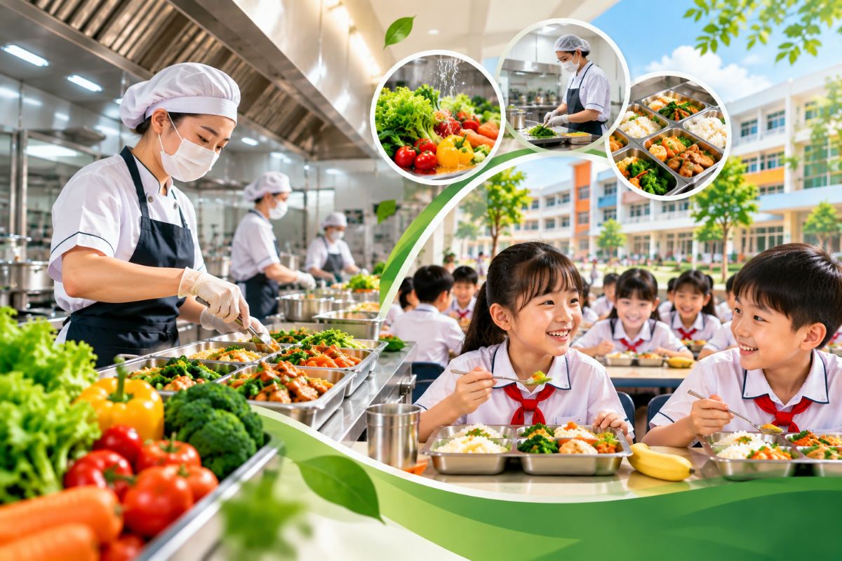 Phương Đông – Setup Bếp Ăn Trường Học Tại Bình Dương