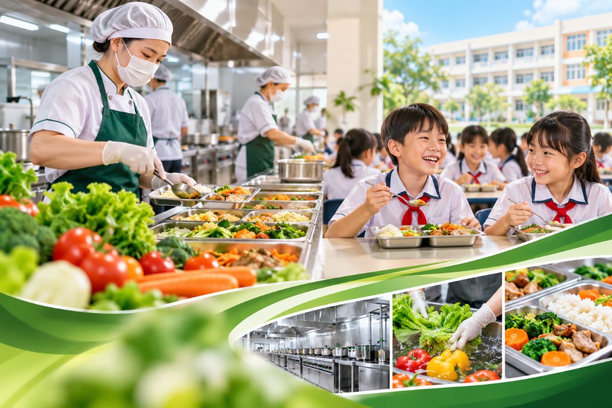 Phương Đông – Setup Bếp Ăn Trường Học Tại Bình Dương
