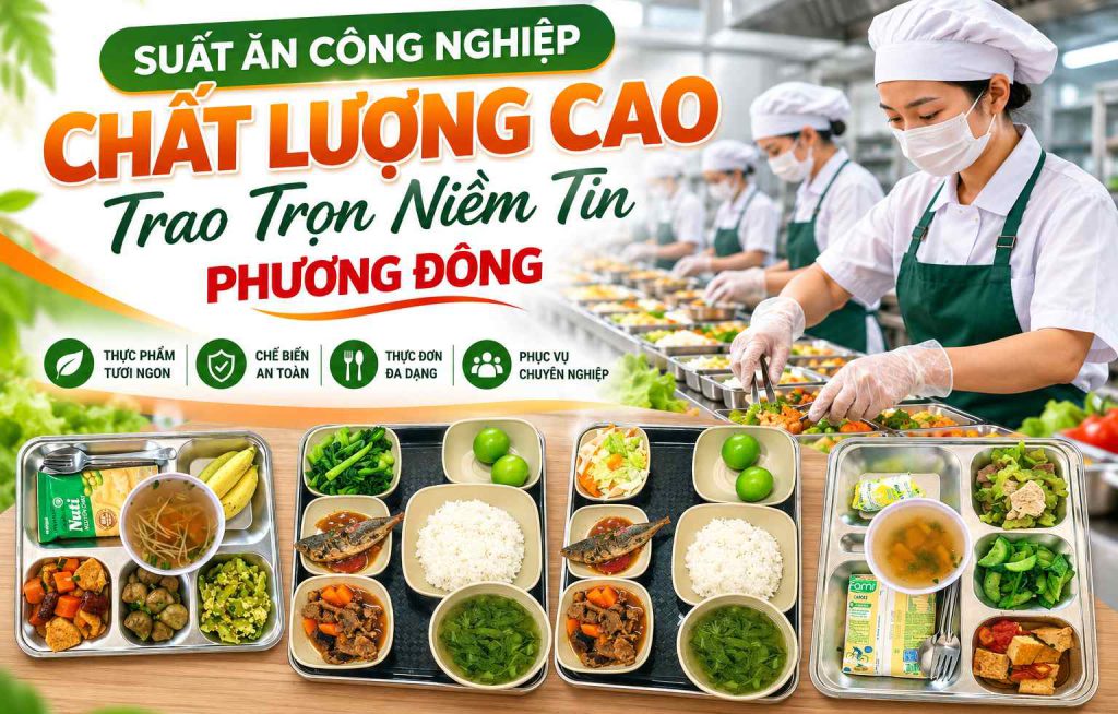 Suất Ăn Công Nghiệp Chất Lượng Cao – Trao Trọn Niềm Tin | Phương Đông